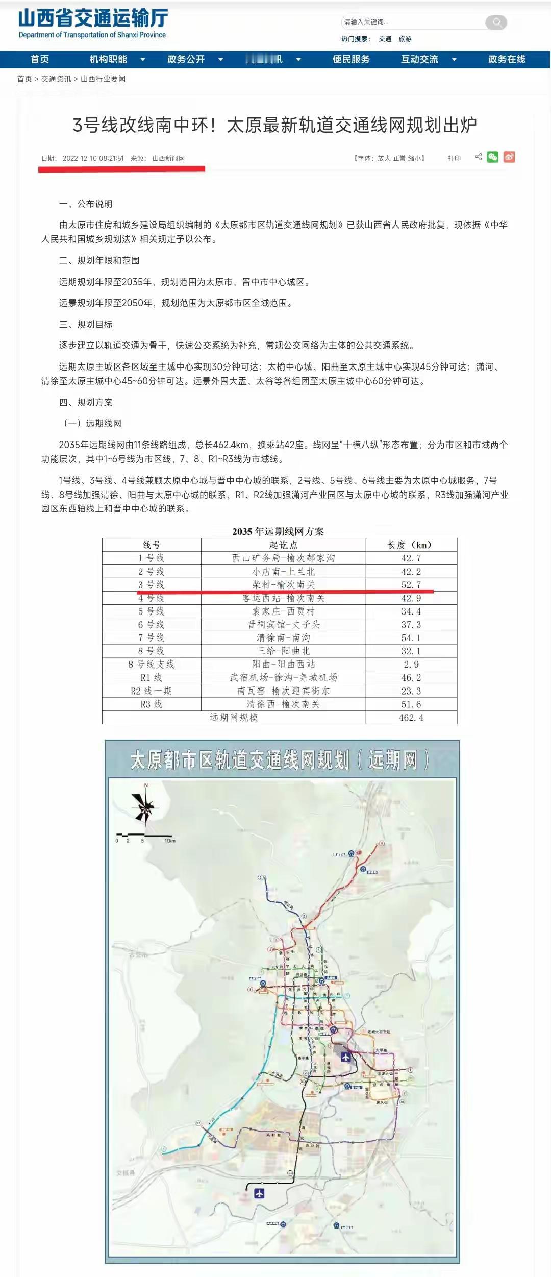 虽然太原地铁线路不多，但是对于地铁的规划设计绝对是高瞻远瞩，特别是看到规划中的太