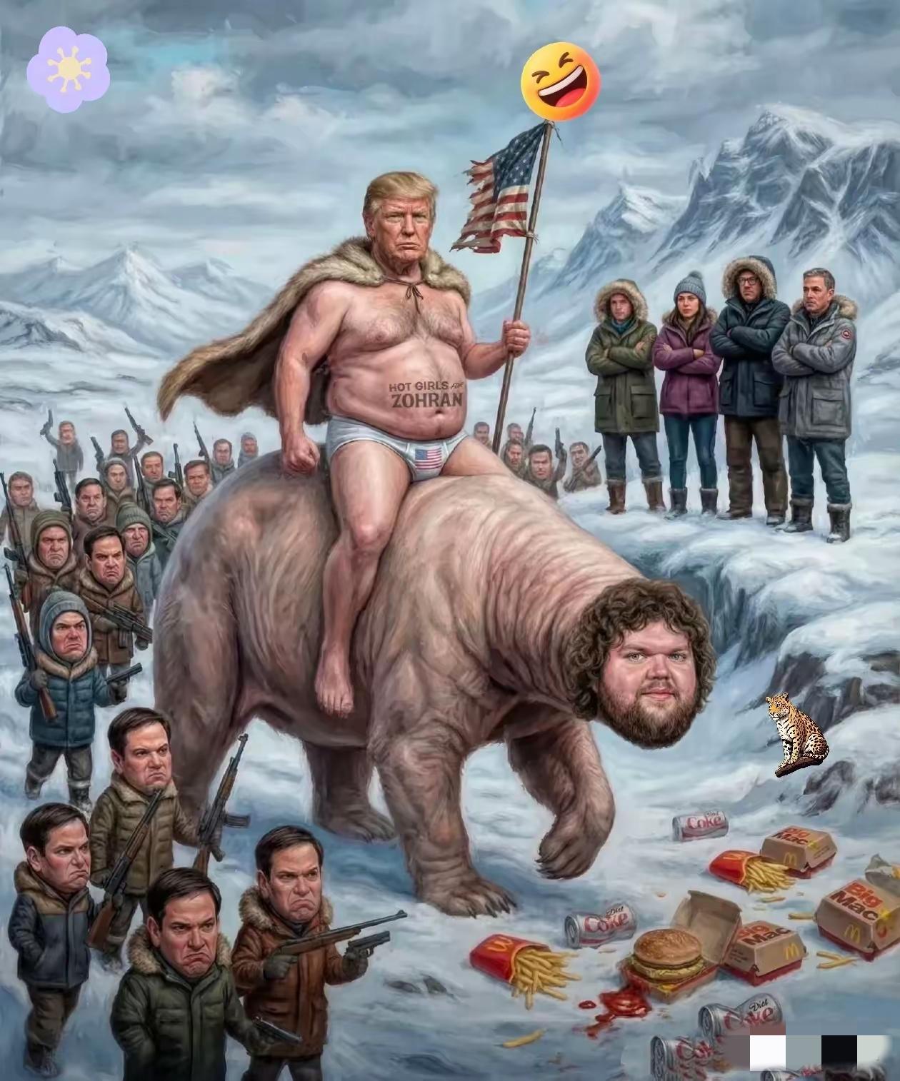 丹麦首相现在可能有点头疼。

她大概没料到，

特朗普会再次提出要买下整个格陵兰