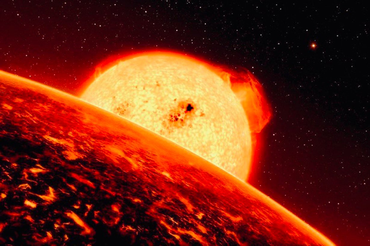 生命就是星球表面一层薄薄的东西，哪怕是对生命力极强的微生物来说，宇宙中99%的星