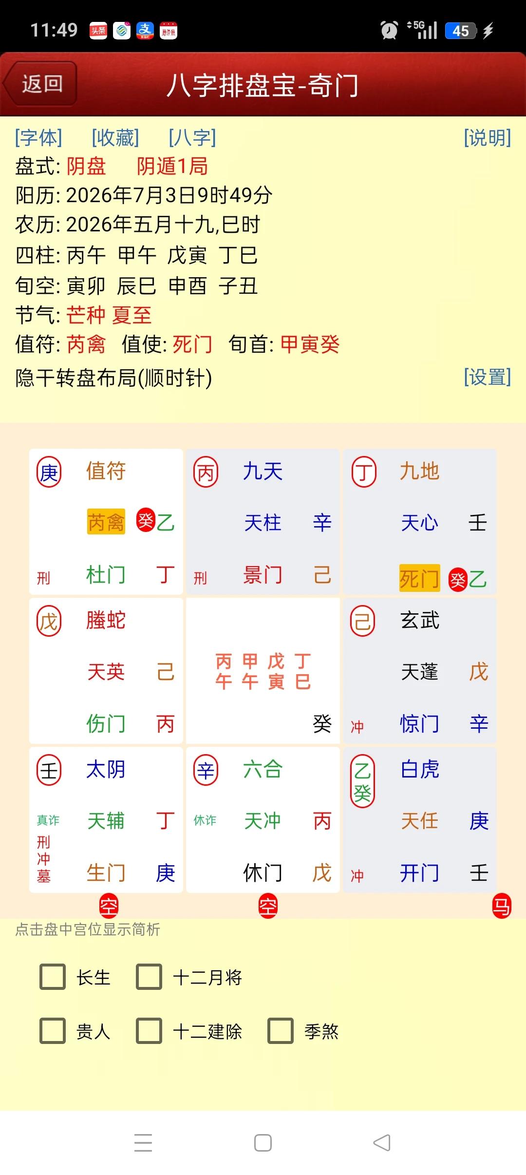 奇门拆解今日股市
 
一、离火直冲九重天，科创独领盘中先
 
离九宫为本局行情核
