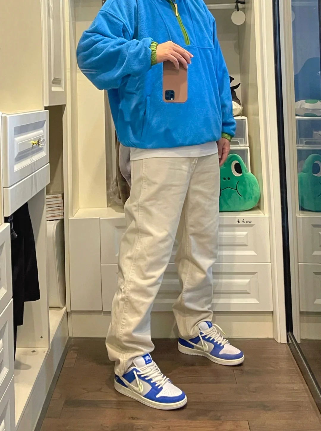 蓝白色系｜牛仔裤穿搭