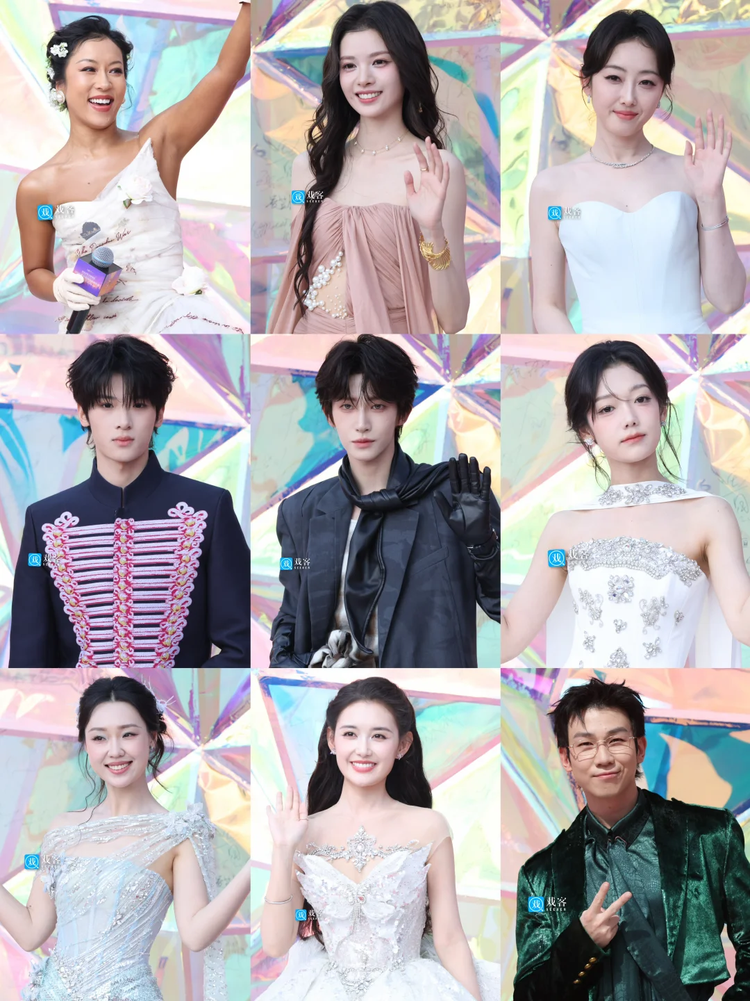 明星重庆国际动画电影周开幕式红毯生图合集