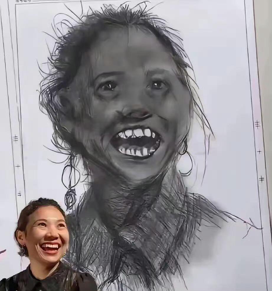 画成这样，这得多大的仇啊！ ​​​