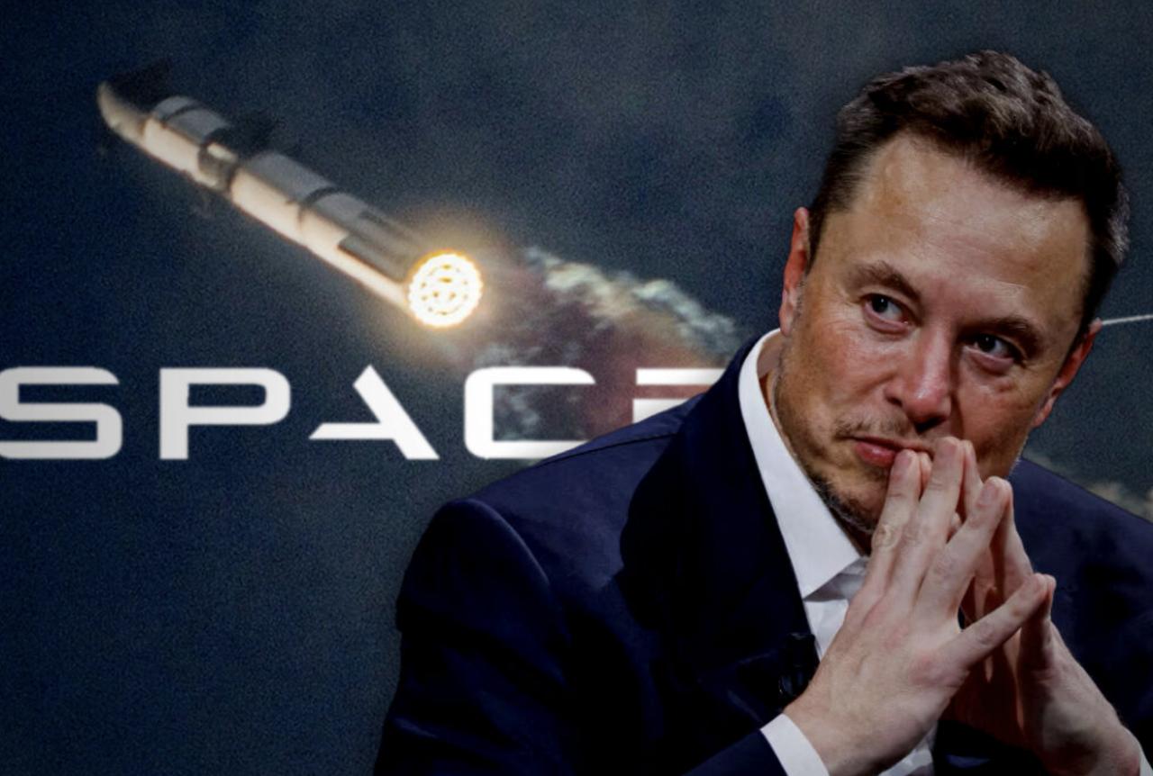 【星舰试飞中止拖累股价，SpaceX在纳指上榜后，股价已累计大跌近23%】
7月