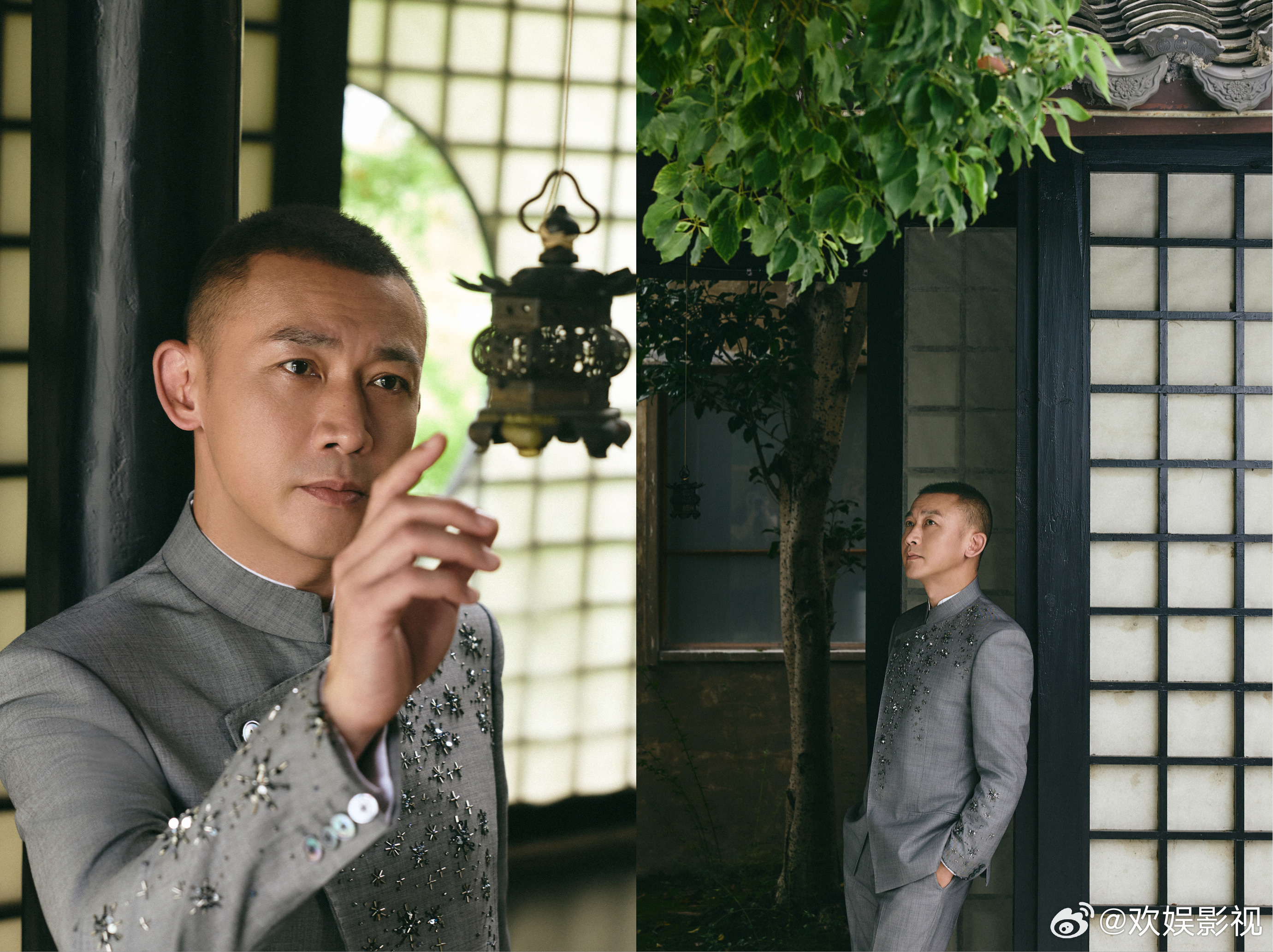 月满赴雅集，良辰话团圆。欢娱影视演员以中秋心意官身份出席天猫全球大赏活动。举杯邀