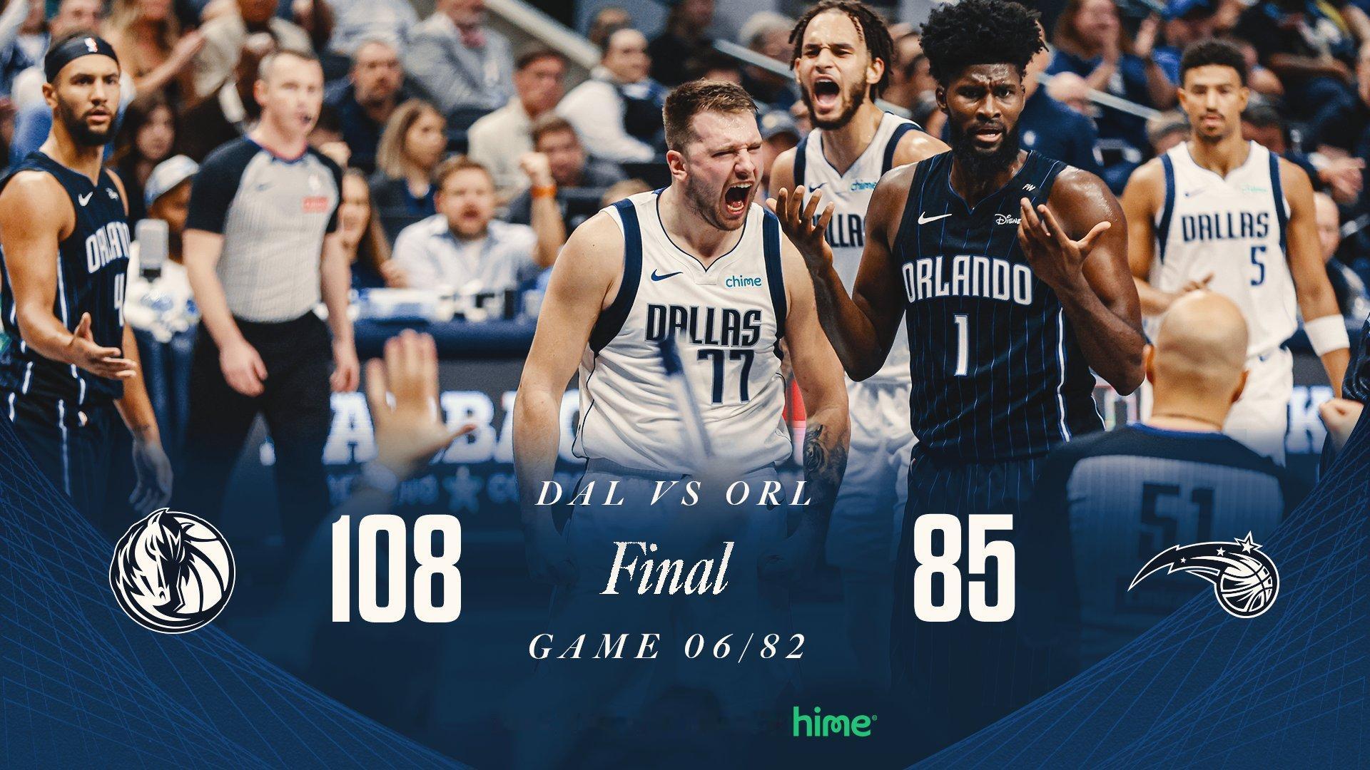 拿下魔术的同时我侠战绩上升到西部第四（4-2）#mffl##独行侠vs魔术# ​