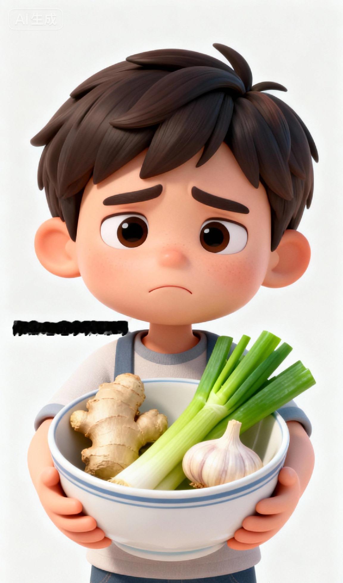 家里小孩，
不喜欢吃“葱姜蒜”
你们会逼着她吃吗？

小时候从来不吃香菜的
葱姜