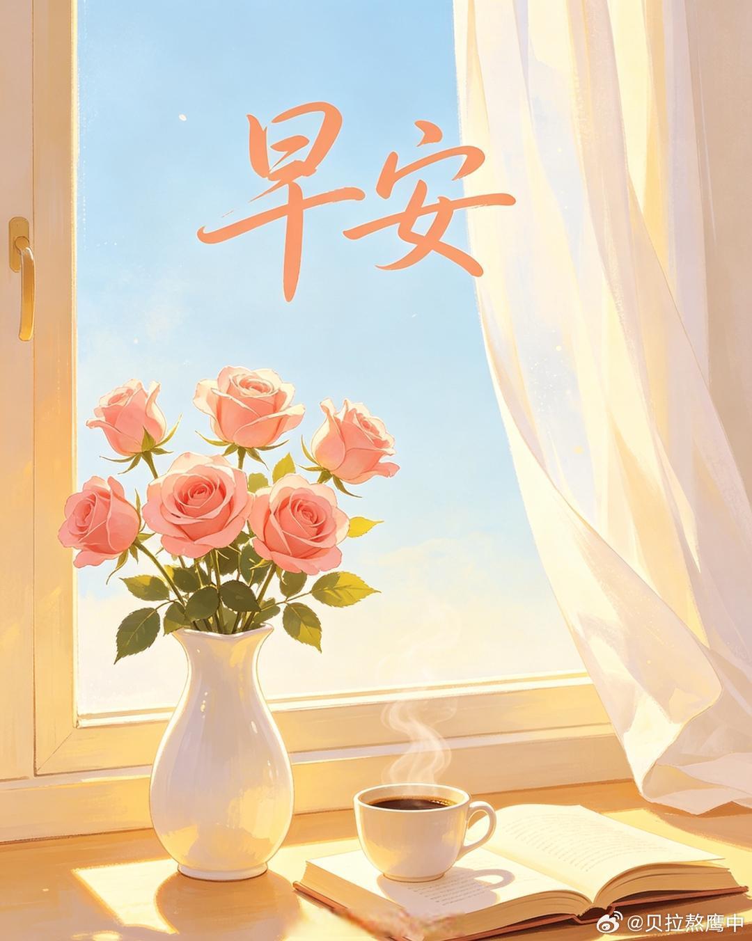 早安 清晨微风携着暖阳而来，吹散昨夜所有疲惫与烦恼。好好吃份早餐，带着温柔与热爱