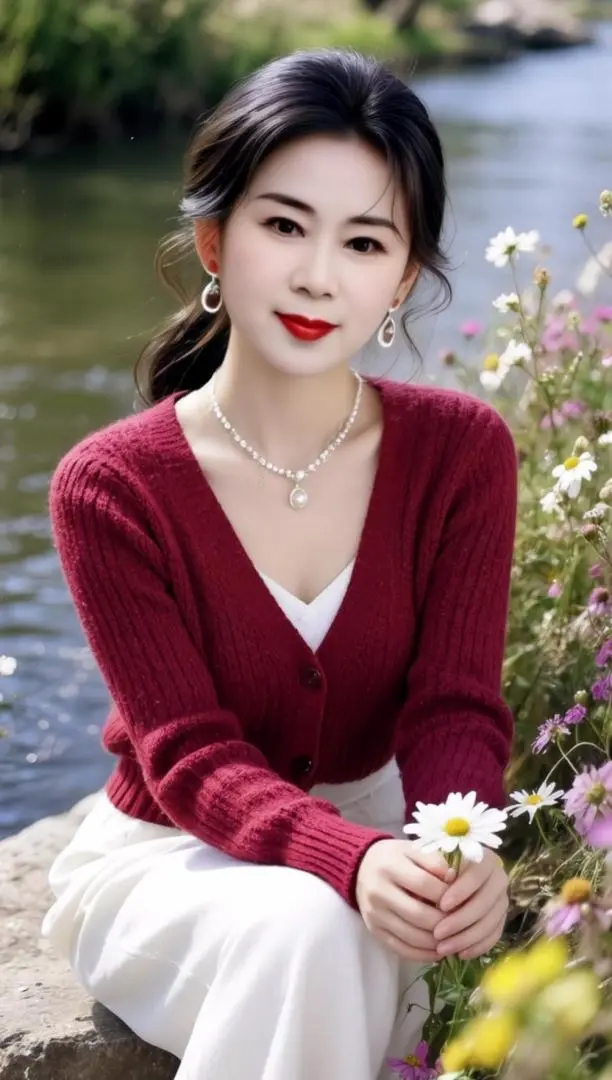 AI河畔花漾照 随变ai随便玩