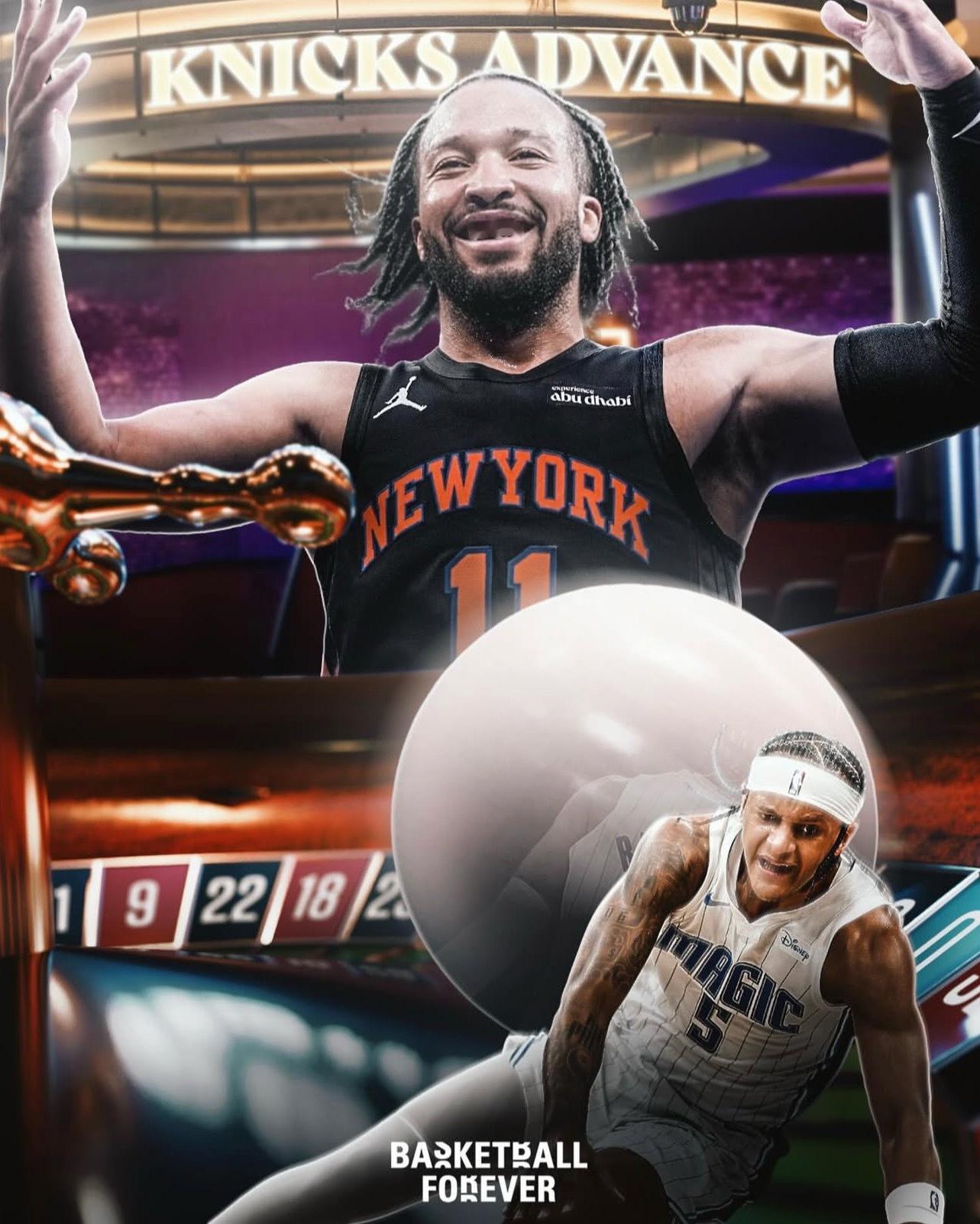 布伦森爆砍40分4篮板8助攻，率尼克斯晋级NBA杯决赛！尼克斯晋级NBA杯决赛