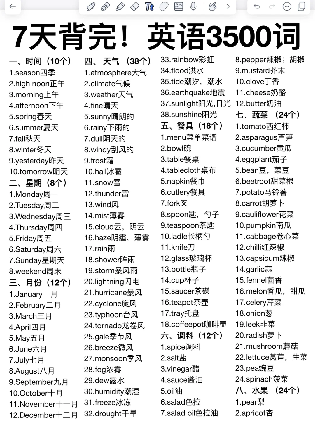 词汇量暴涨！7天搞定英语3500词！狠狠逆袭了！