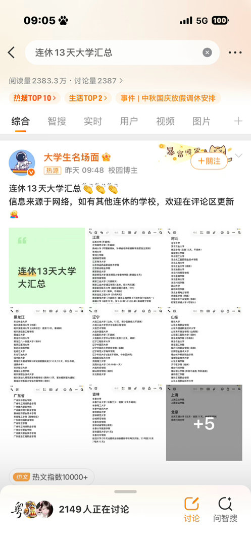 谢谢我们高中也连放十三天 ​​​