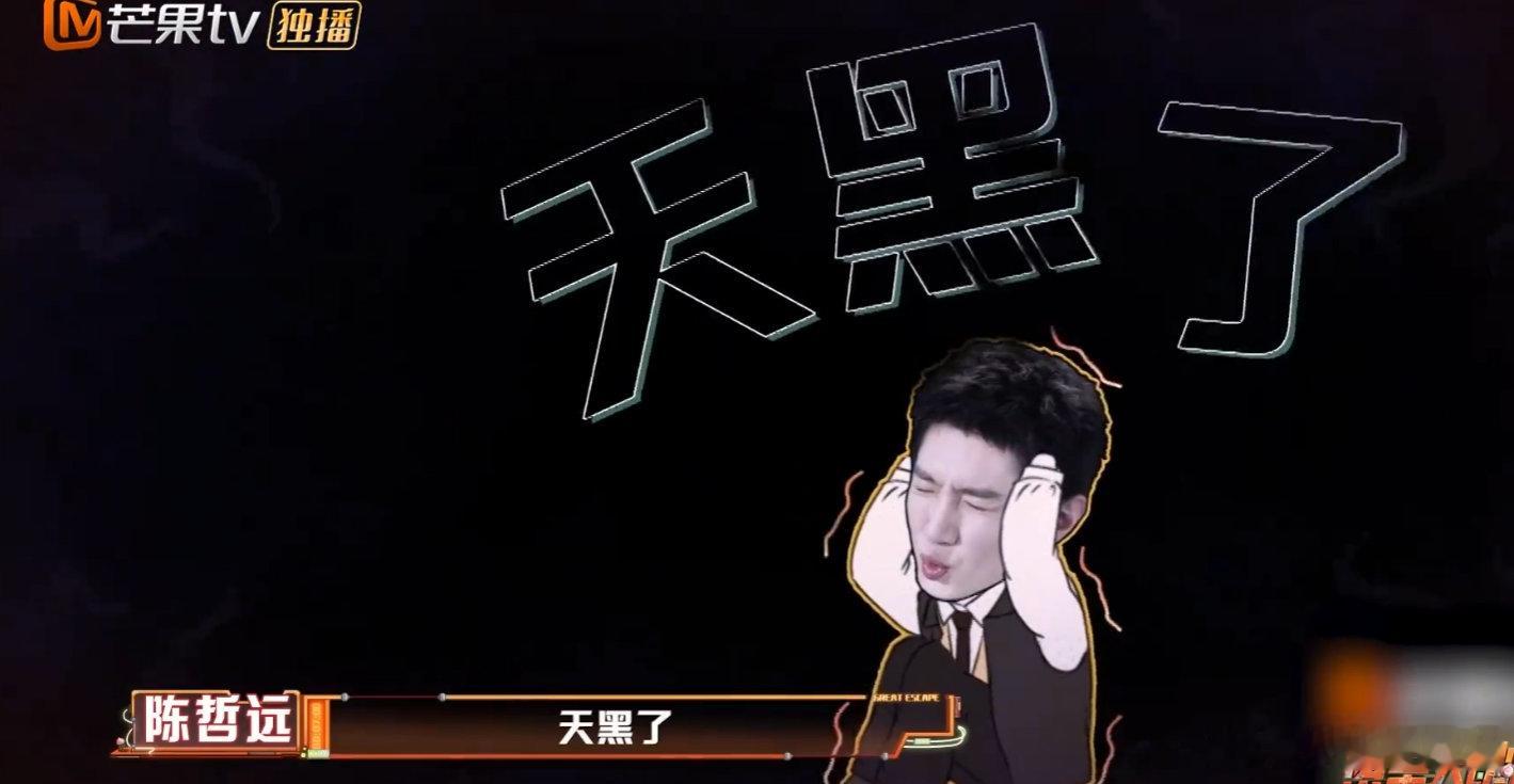 陈哲远想重来门都没有哈哈，陈哲远在密室里刚要耍帅，电闸就“啪”地一下，黑暗中他秒