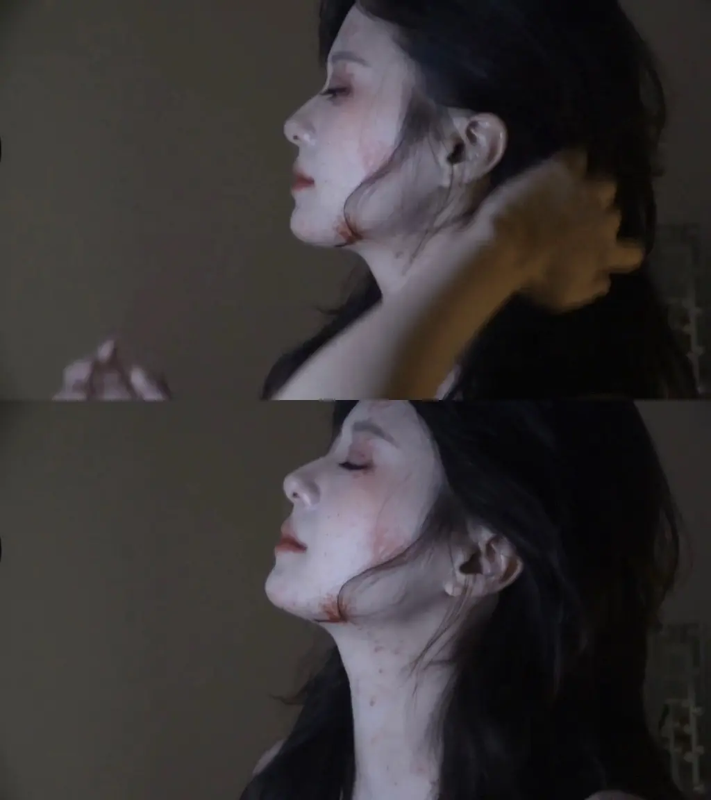 暗黑系 侧颜 黑发