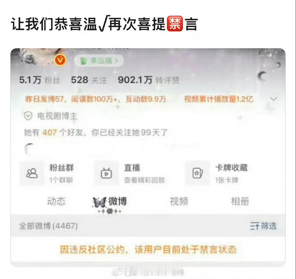 温怎么又被禁了 