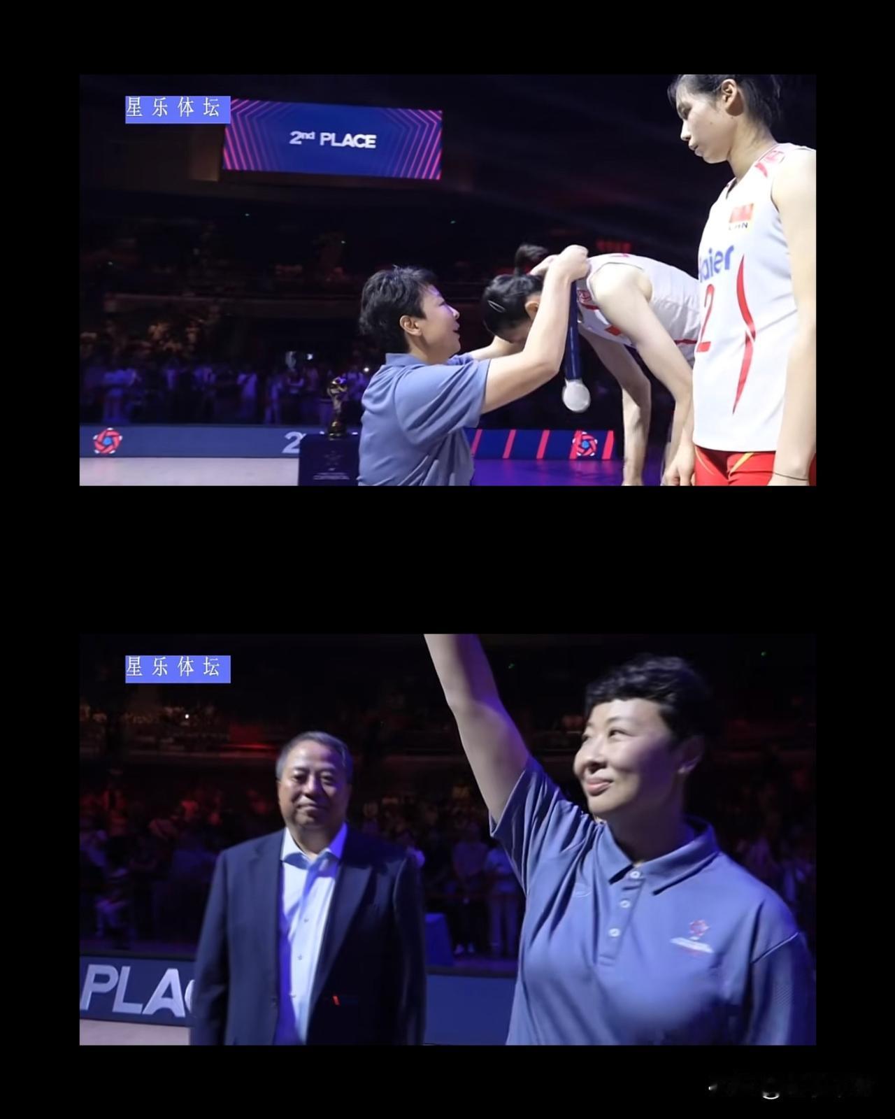 女排这事，吵翻了。颁奖礼上，笑一下都不行？

8月30号亚锦赛决赛，中国女排2比