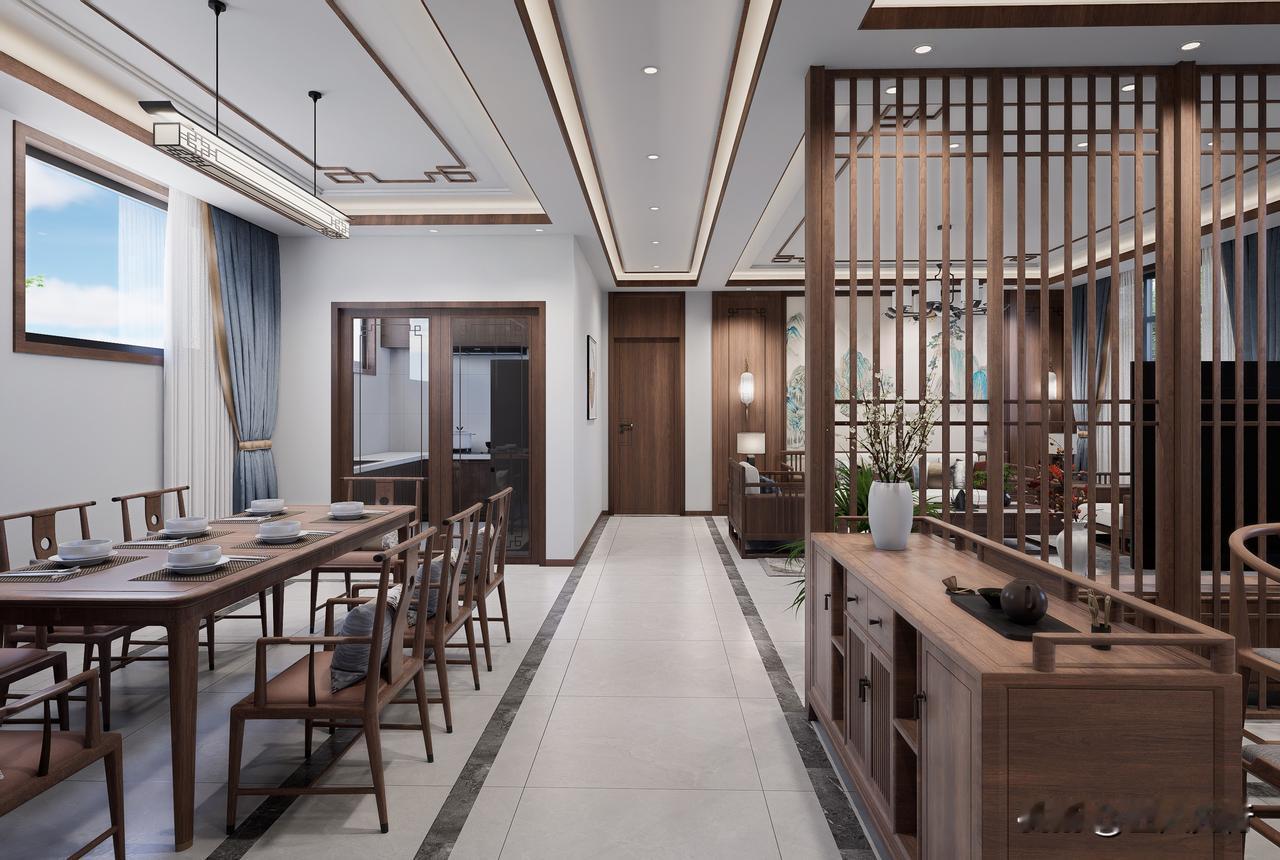 中式风格的乡村别墅装修好看吗?