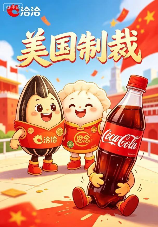 美国政府一定是监控了我的手机
美国制裁洽洽瓜子思念水饺  美国政府一定是监控了我