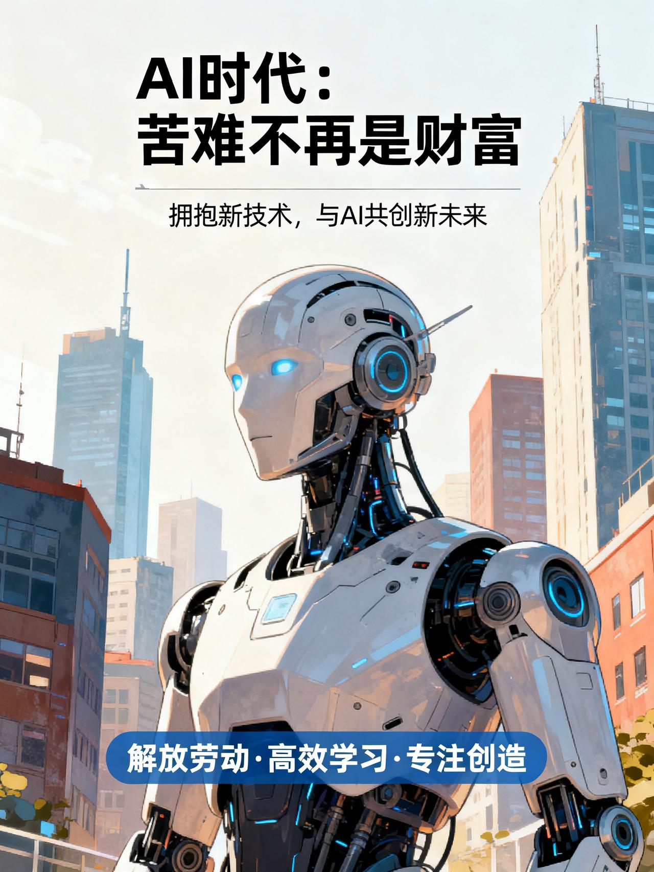 AI专家直言：苦难不再是财富，困境不再是动力，你还没意识到？
人工智能专家说：“