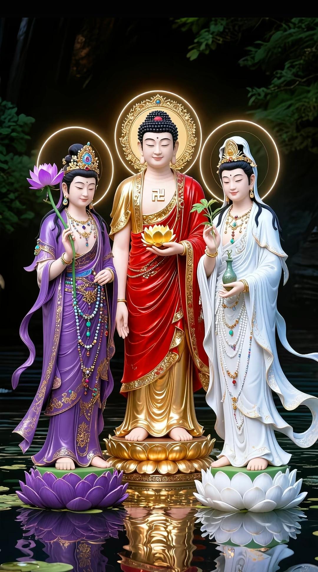 刷到别划走｜遇见即是上上签偶遇三大菩萨，心诚许愿很灵验✨愿：家人身体安康，平安喜