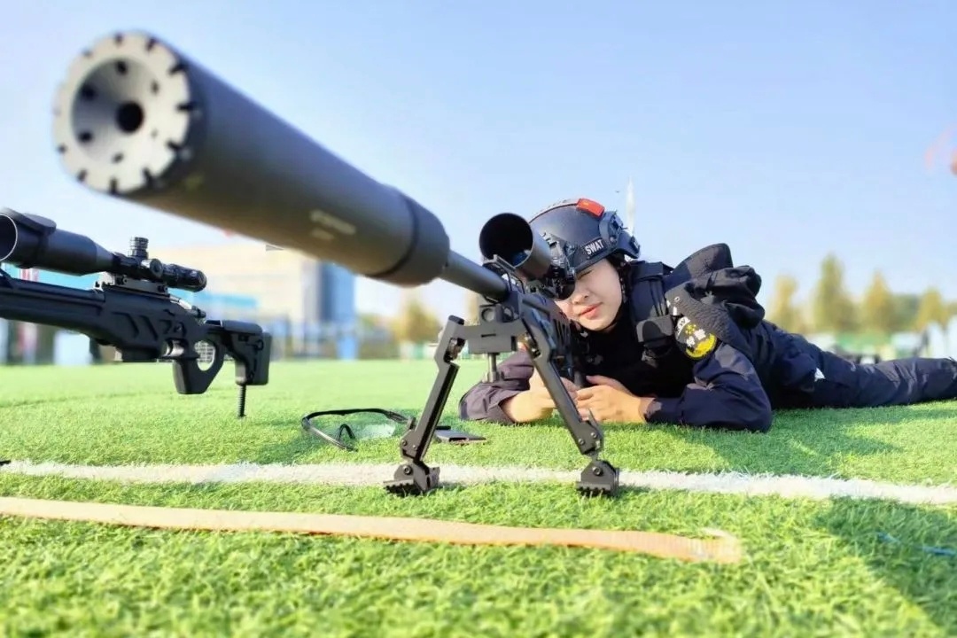 红准星钛合金隐袭7.62复合式涡流消音器HZX-7.62XYQ-CS/LR4 