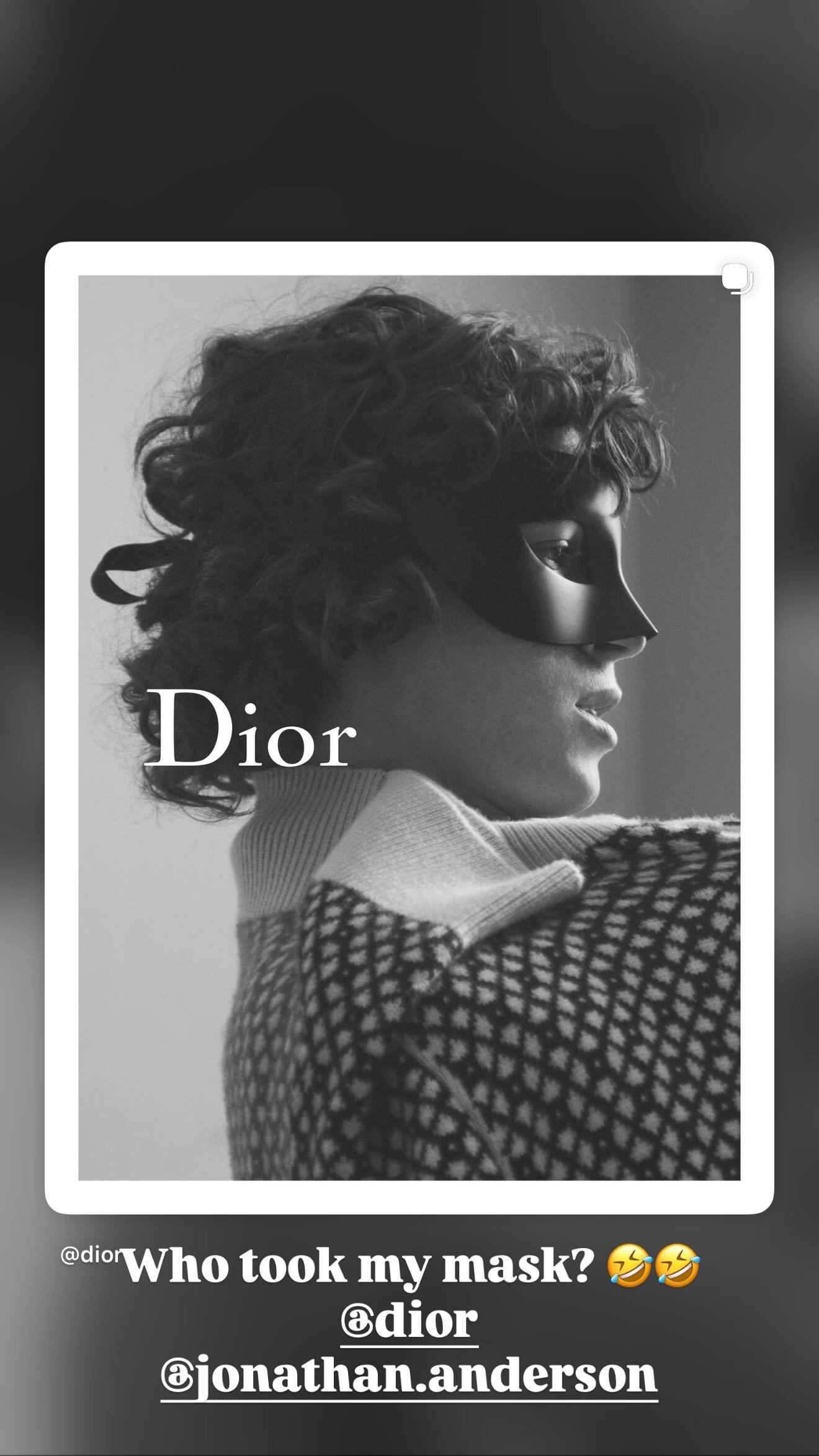 杰伦：谁拿走了我的面具？作为全球大使，迪奥难道不应该为我打造一套Kato服装，在