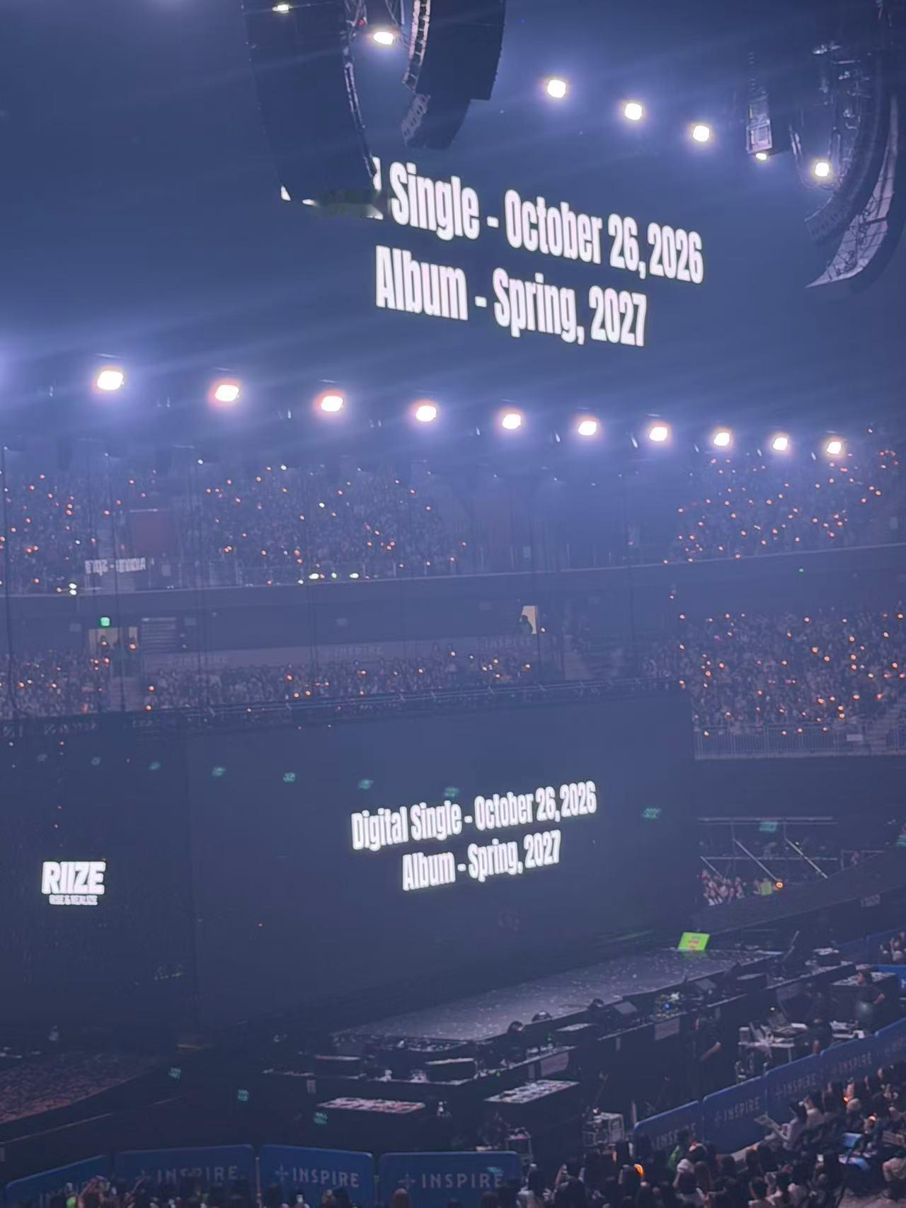2026年10月26日回归2027年春新专辑 ​​​