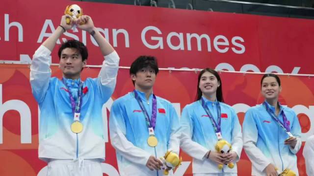 亚运会奖牌榜更新，中国队遥遥领先，日本韩国加起来都差太多 ​