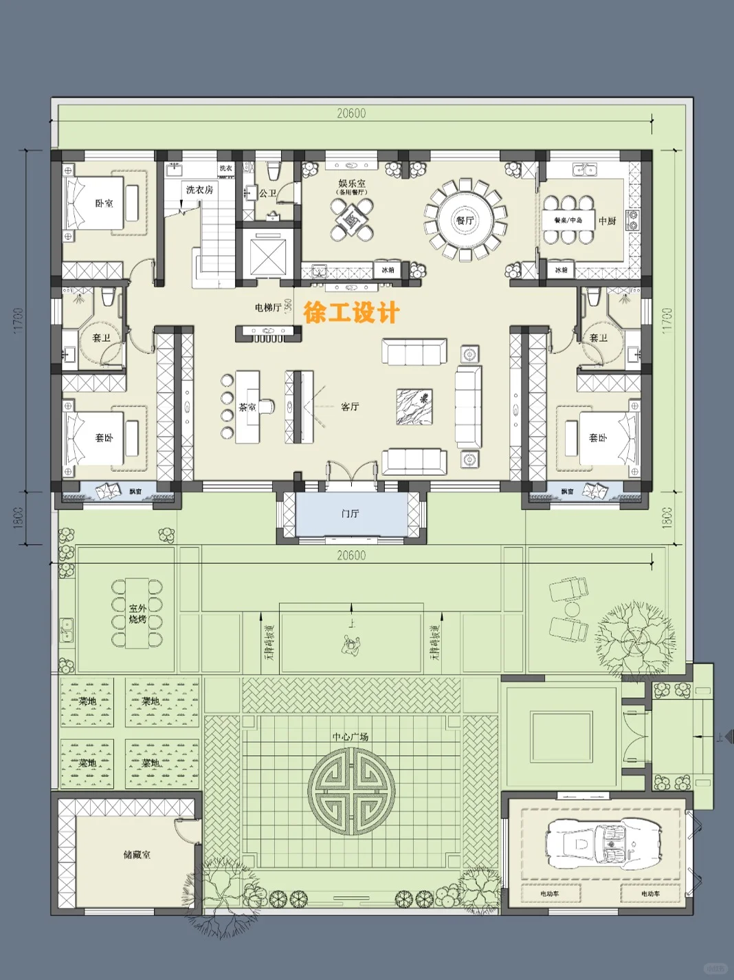 这个布局适合你吗？别墅自建房平面图