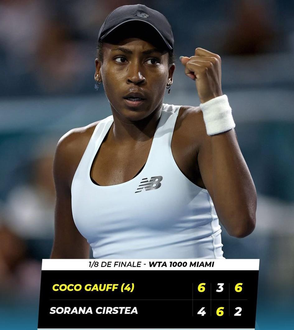 和郑钦文同龄的高芙又达成女子网球一新纪录:成为解锁1000赛全八强时最年轻的球员