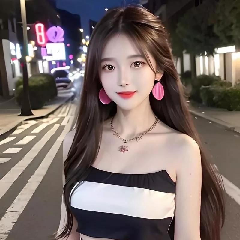 夜幕下的都市女孩，霓虹灯下的时尚穿搭