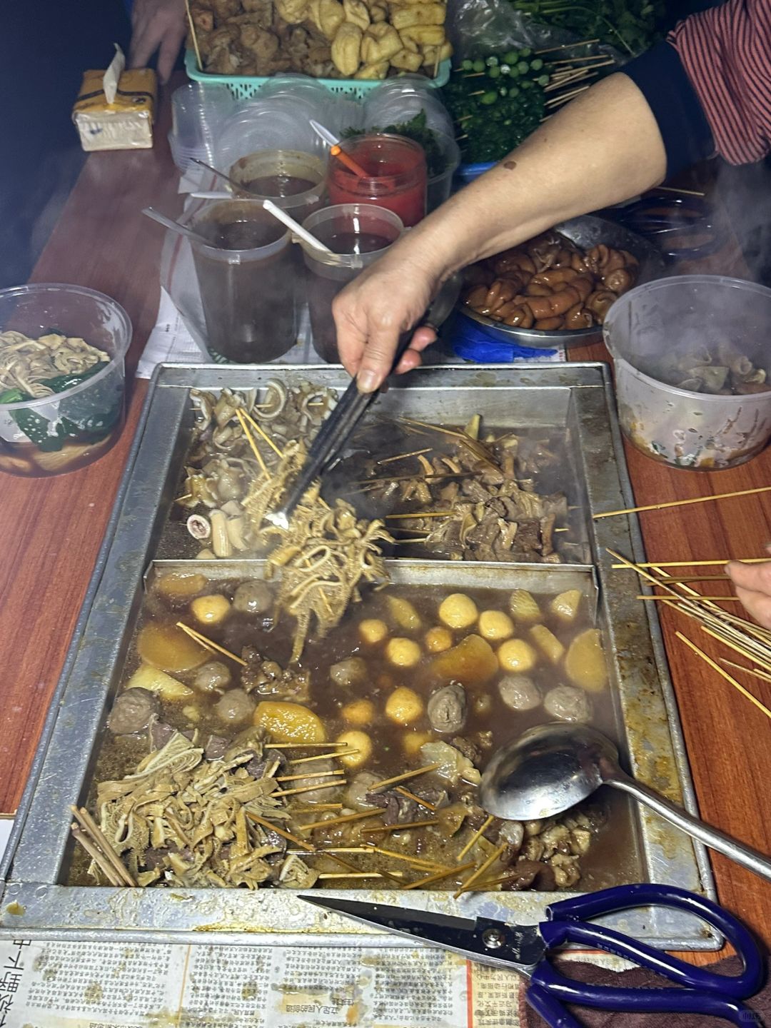 感谢广州本地人带路！！牛杂摊好好吃啊😭……