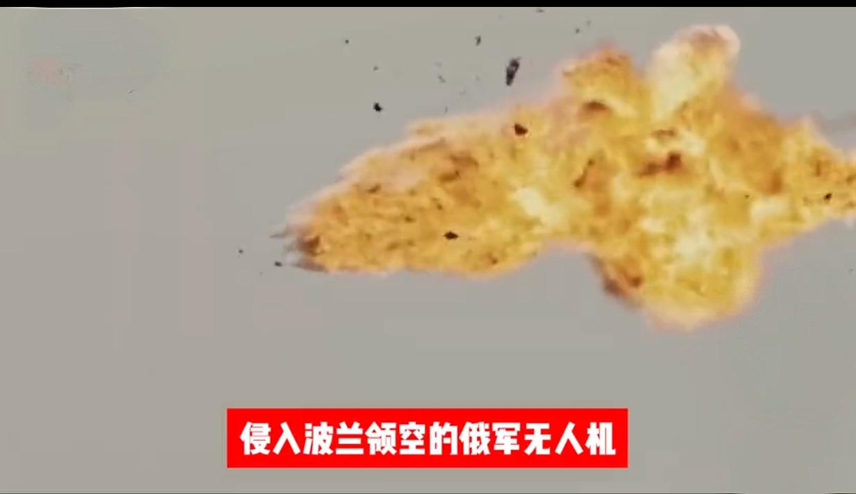 日前突发俄罗斯无人机飞越波兰领空奔袭乌克兰期间被波兰防空击落一事，然后有人可能就