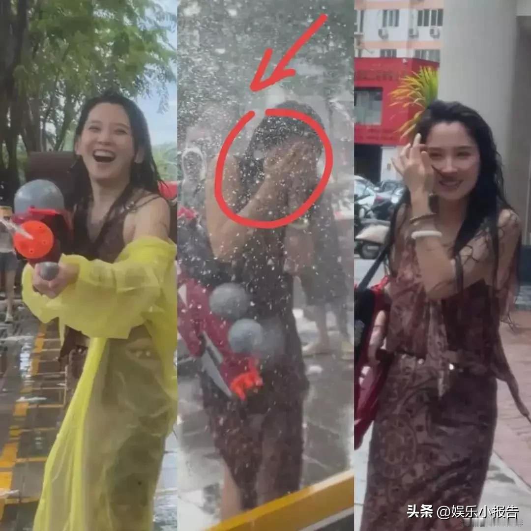 汪峰啊汪峰，你咋想的呢？让森林北去参加泼水节！这下素颜曝光了