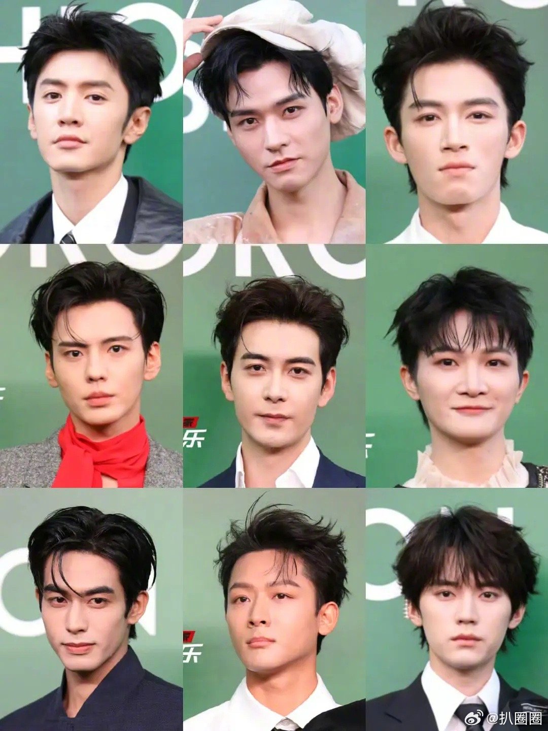 vogue直播 男明星大头照，谁的状态好～ ​​​