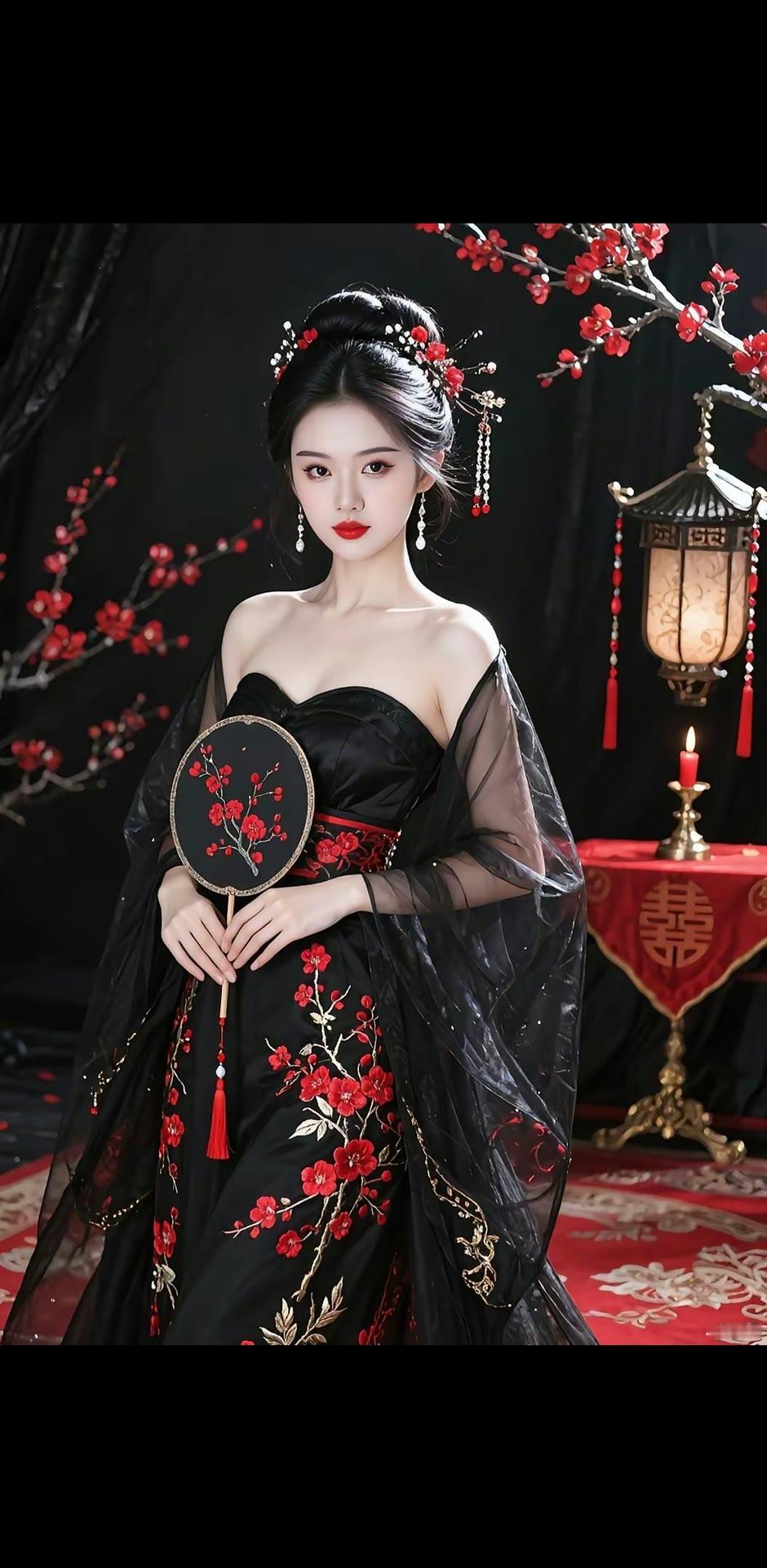 古典美人，红妆华服，古风韵味，惊艳时光。