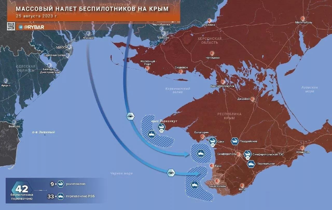 果然乌克兰敲掉克里米亚半岛西侧的S400防空导弹阵地后，下一着棋就是派无人机从西