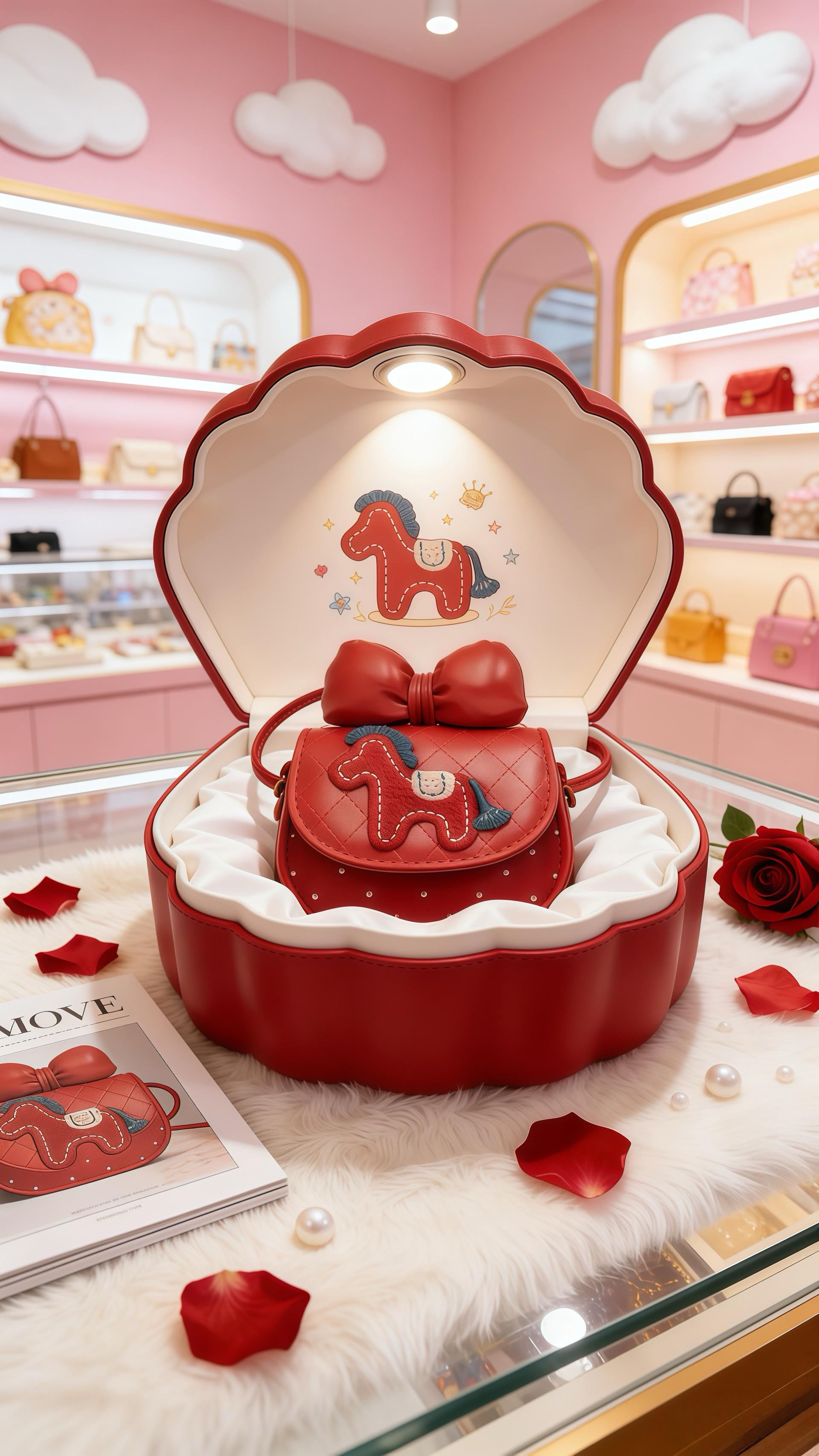 儿童包包  儿童挎包 可爱包包 包 红色系