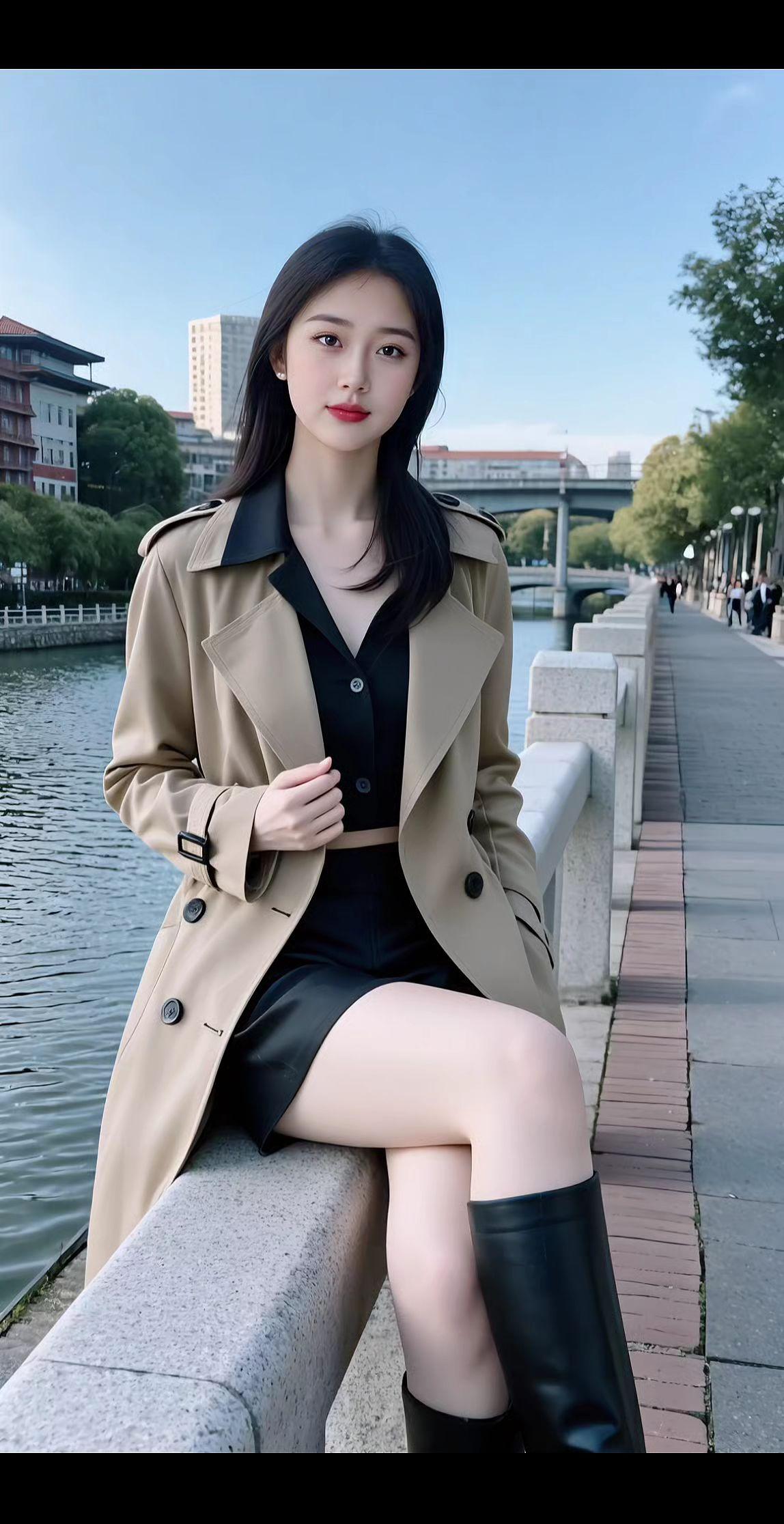 气质美女 时尚穿搭 气质优雅