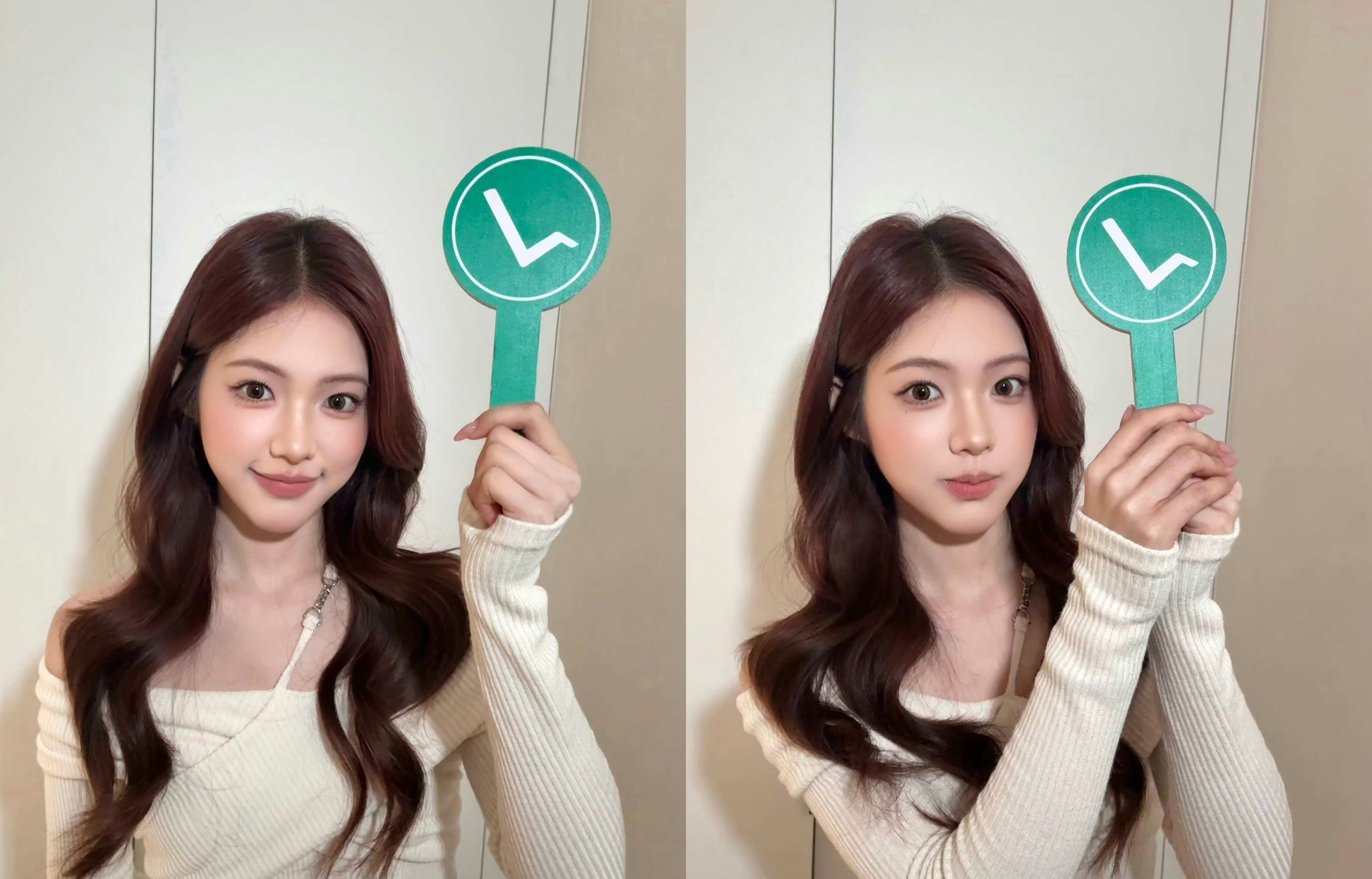 朱朱模仿桃黑黑🎬怦然心动20岁冬季朱朱网速好快的美女一枚！同款牌太可爱了🤣这