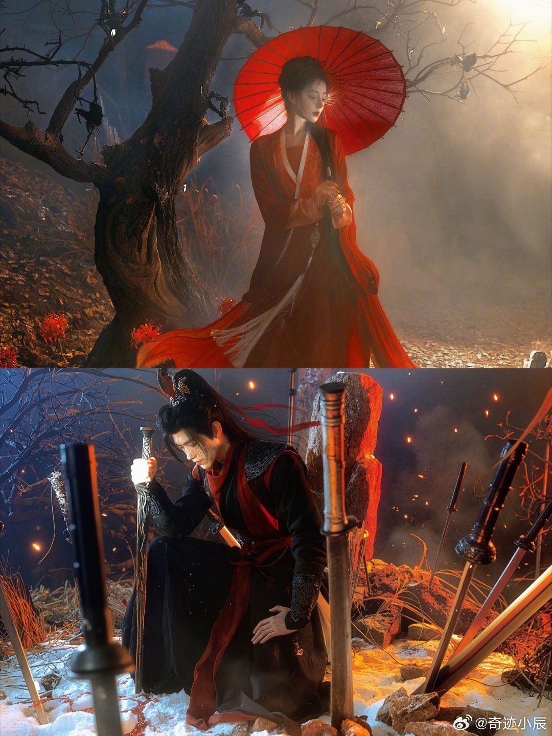 陈飞宇迪丽热巴5年前拍的杂志 五年前同框清俊明艳，少年意气遇上倾城美貌，如今颜值