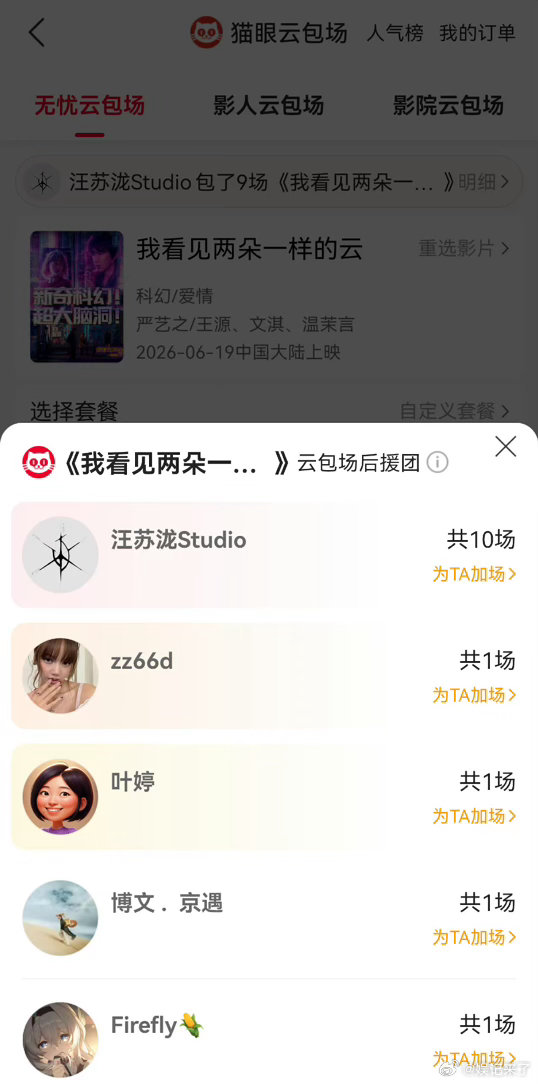 汪苏泷包10场王源新电影内娱真友谊天花板！汪苏泷二话不说包10场王源新电影，不搞