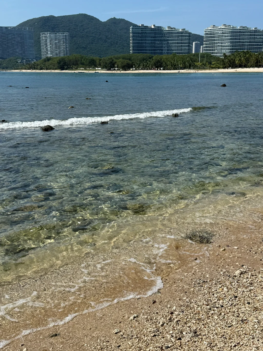 在海边“浪费时间”