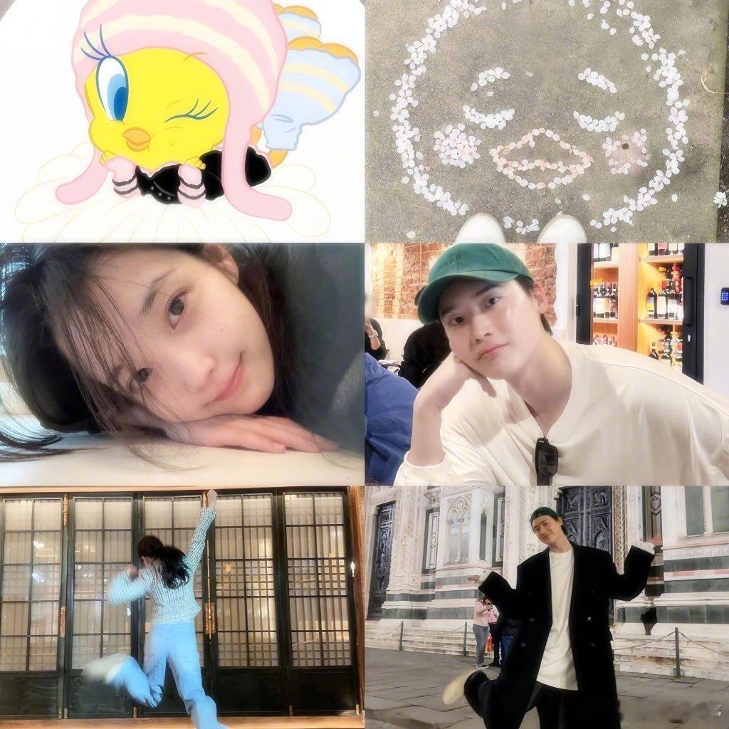 李钟硕更新Ins~ 有一张图片是用花瓣组成的图像，左脸蛋儿上有一颗痣，有媒体认为