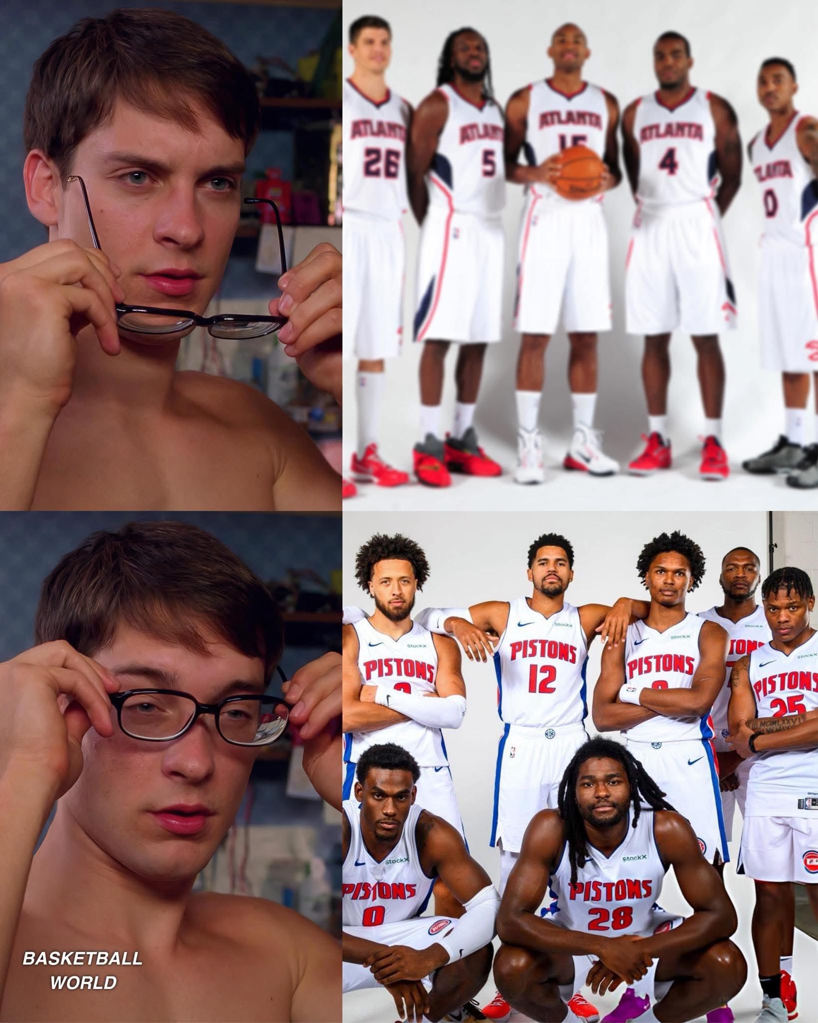 NBA活塞被魔术翻了—— 1. 进攻单核化：过度依赖坎宁安，其他人进攻哑火。2.