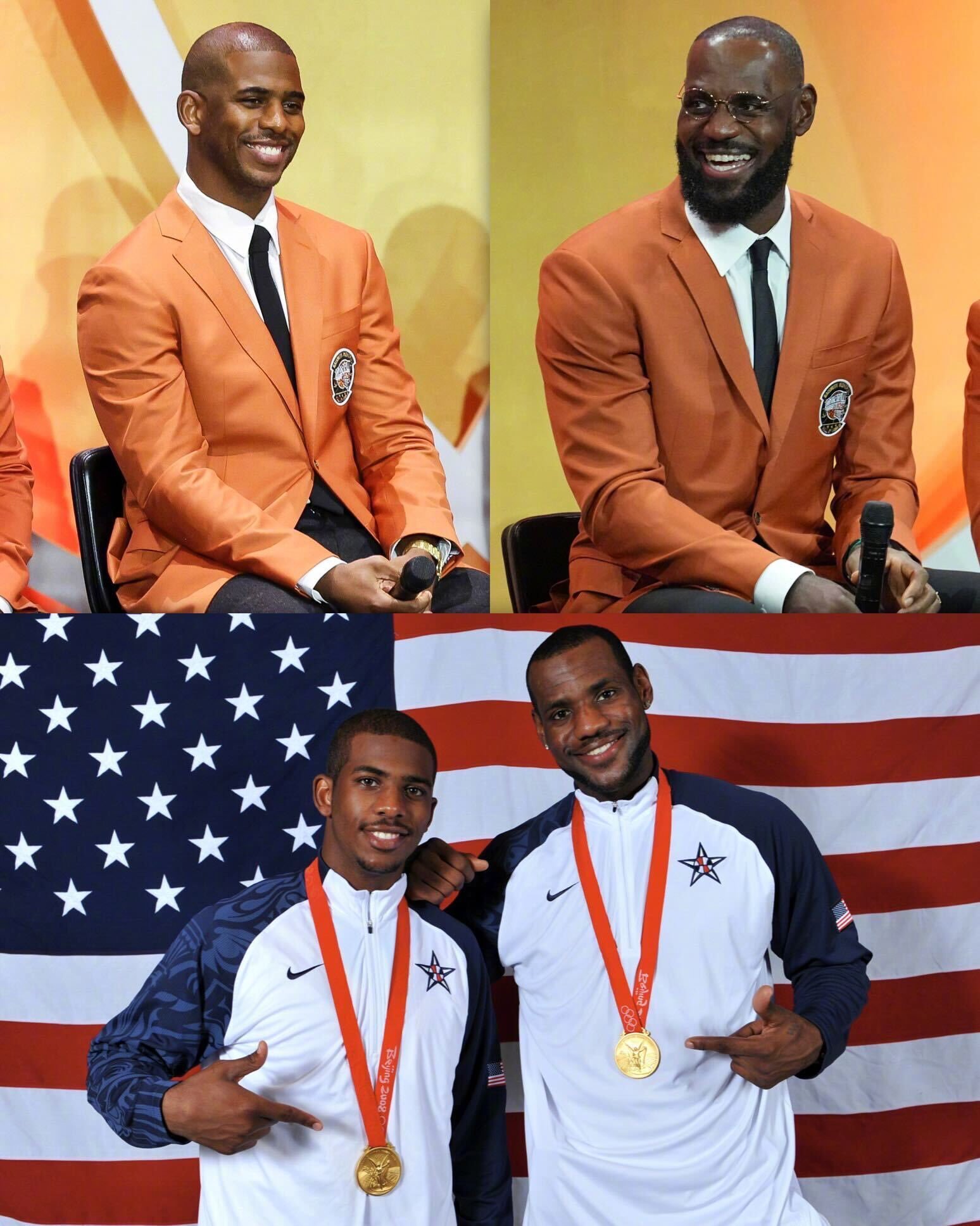 詹姆斯谈到自己对生涯最后一个赛季的保罗有什么祝福：“希望他能在最后一个赛季中找到