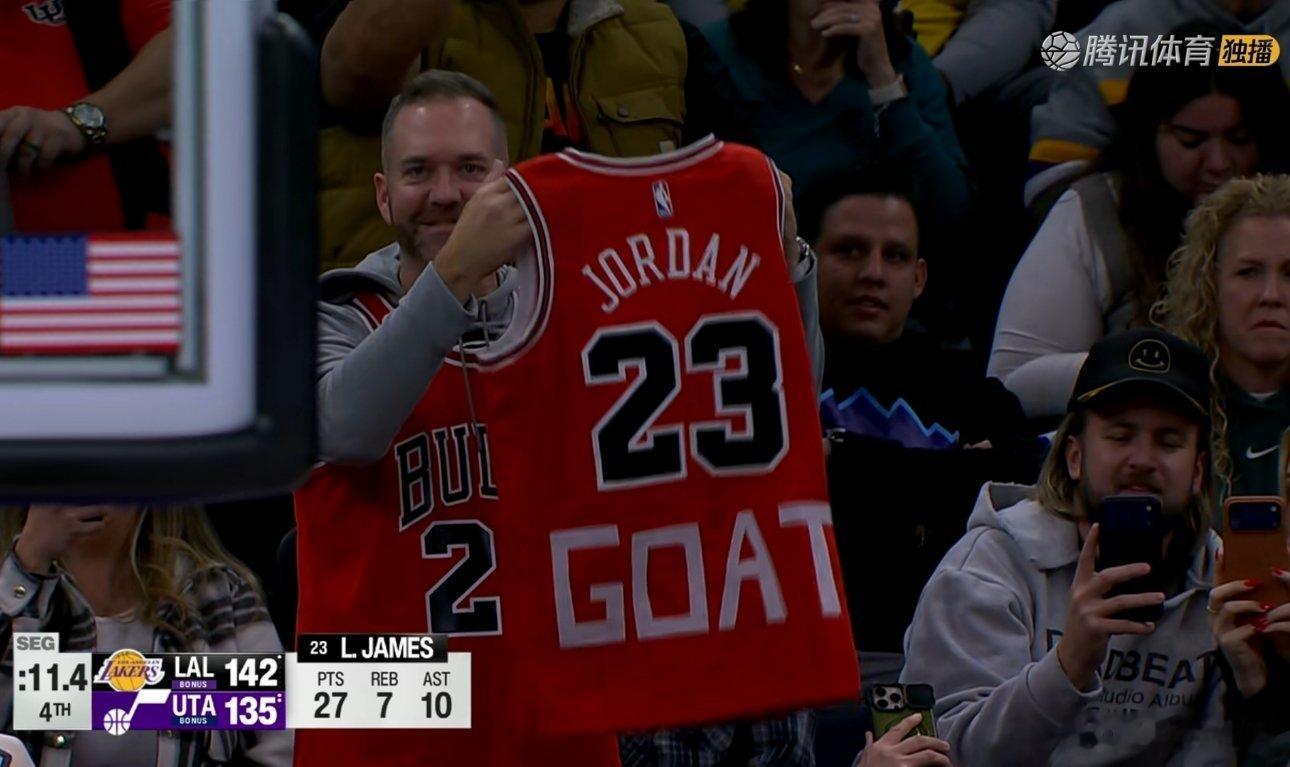 湖人vs爵士 爵士球迷真整活啊