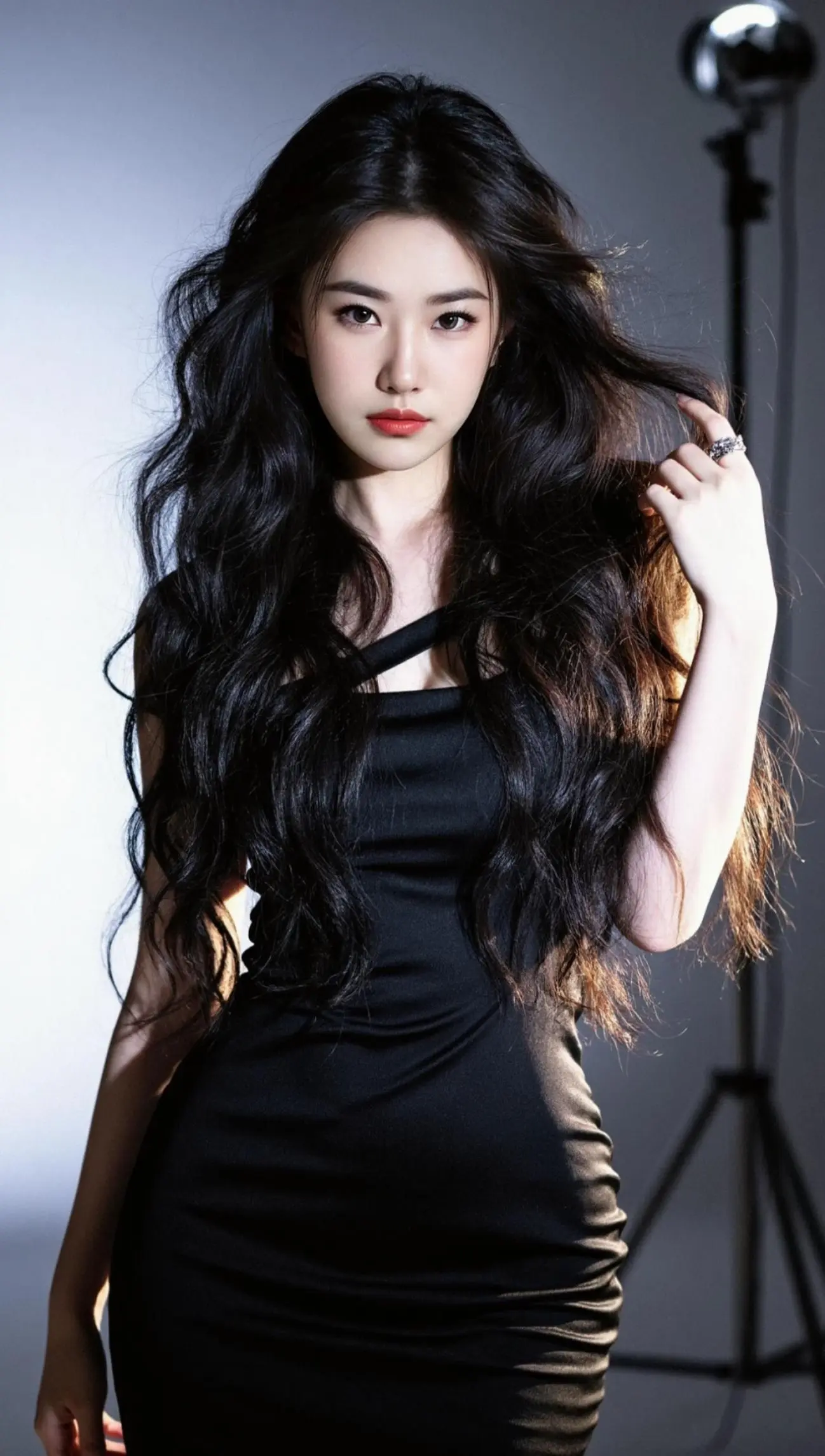 AI长卷发写真 ai创作