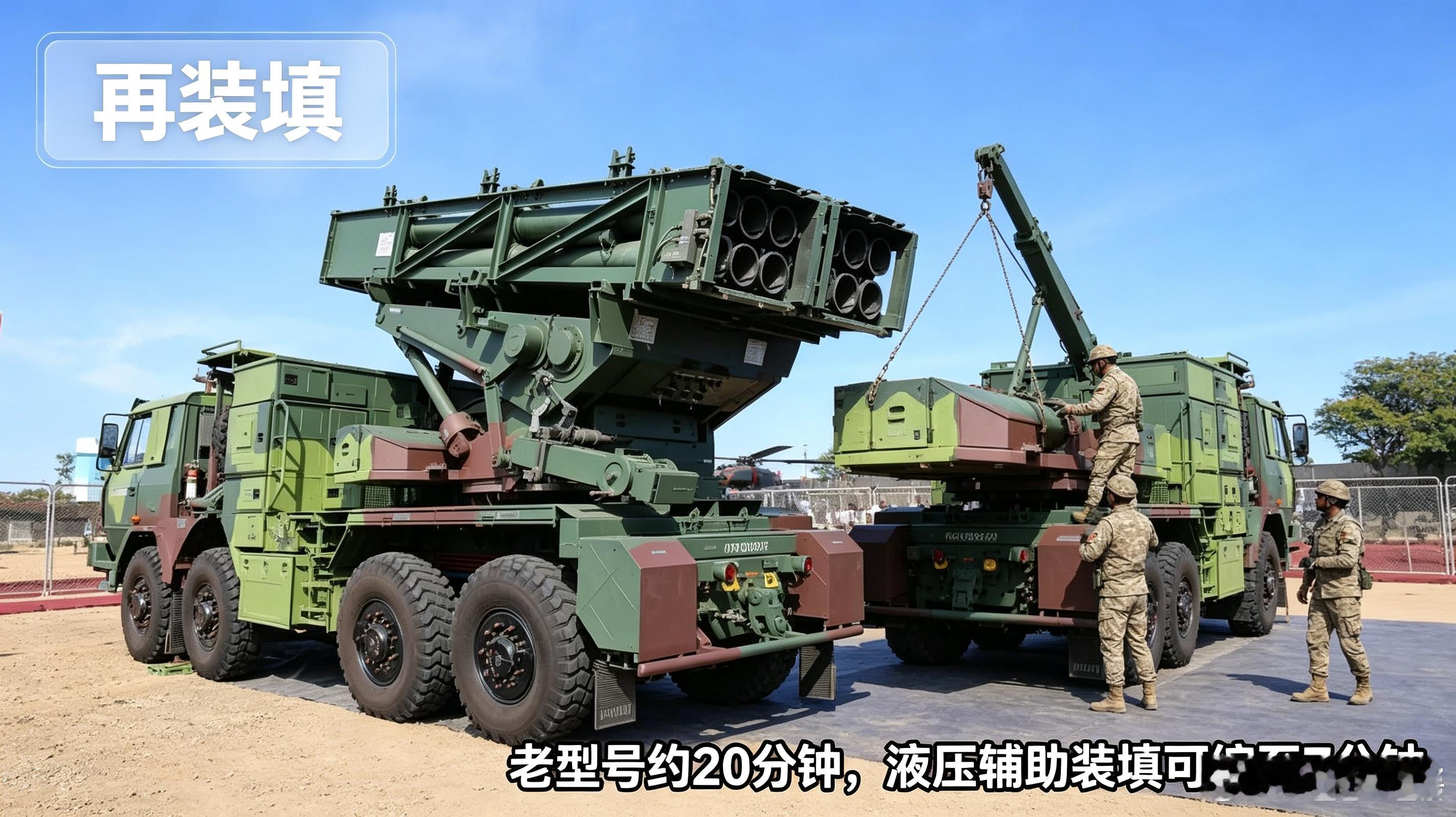 今天介绍印度国产皮纳卡多管火箭炮，这款214毫米轮式远火，名字来自神话湿婆的神弓
