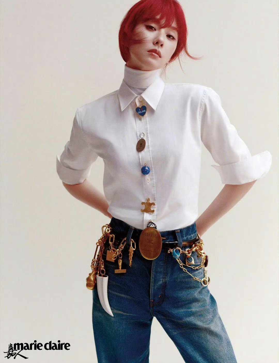 刘诗诗首发面孔登场亮相嘉人银十 影响力🈶 ​红发永远的神啊 ​​​